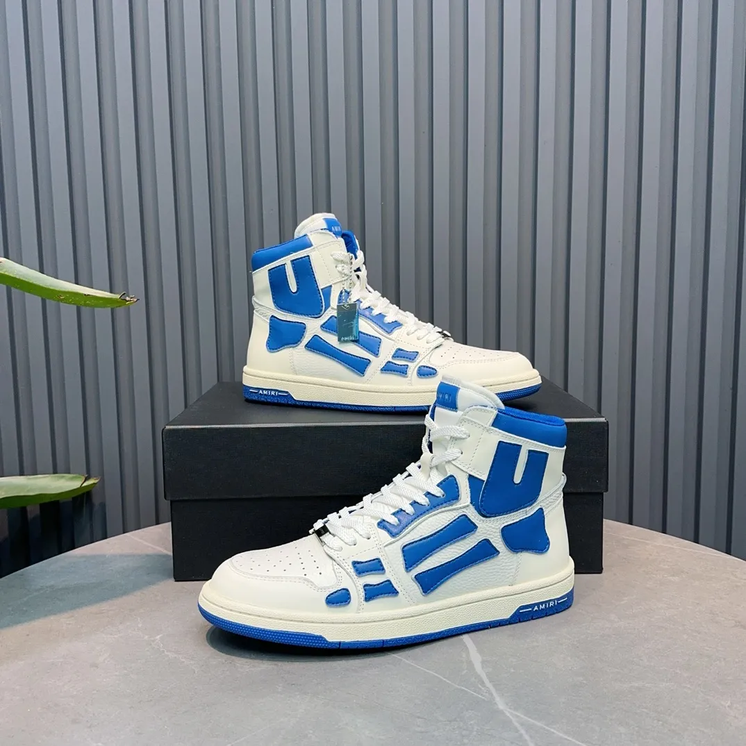Men's shoes💰620💰 AMIRI AMIRI trendy brand hot sale🔥 Available all year round✅Couples💑 Official website synchronization Imported fabrics 1⃣️ratio 1⃣️Re-engraved, original factory special original sole, 35-45 (38.45. Non-refundable)
